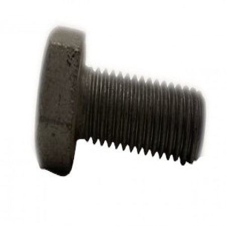 Grade A325, 3/4-10 Structural Bolt, Plain Steel, 7 In L